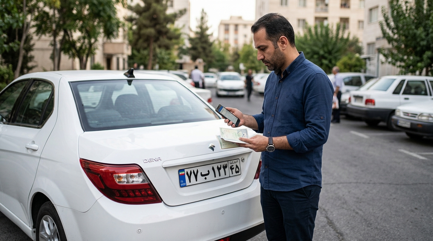 بررسی پلاک و اطلاعات خودرو برای نوبت دهی تعویض پلاک خودرو