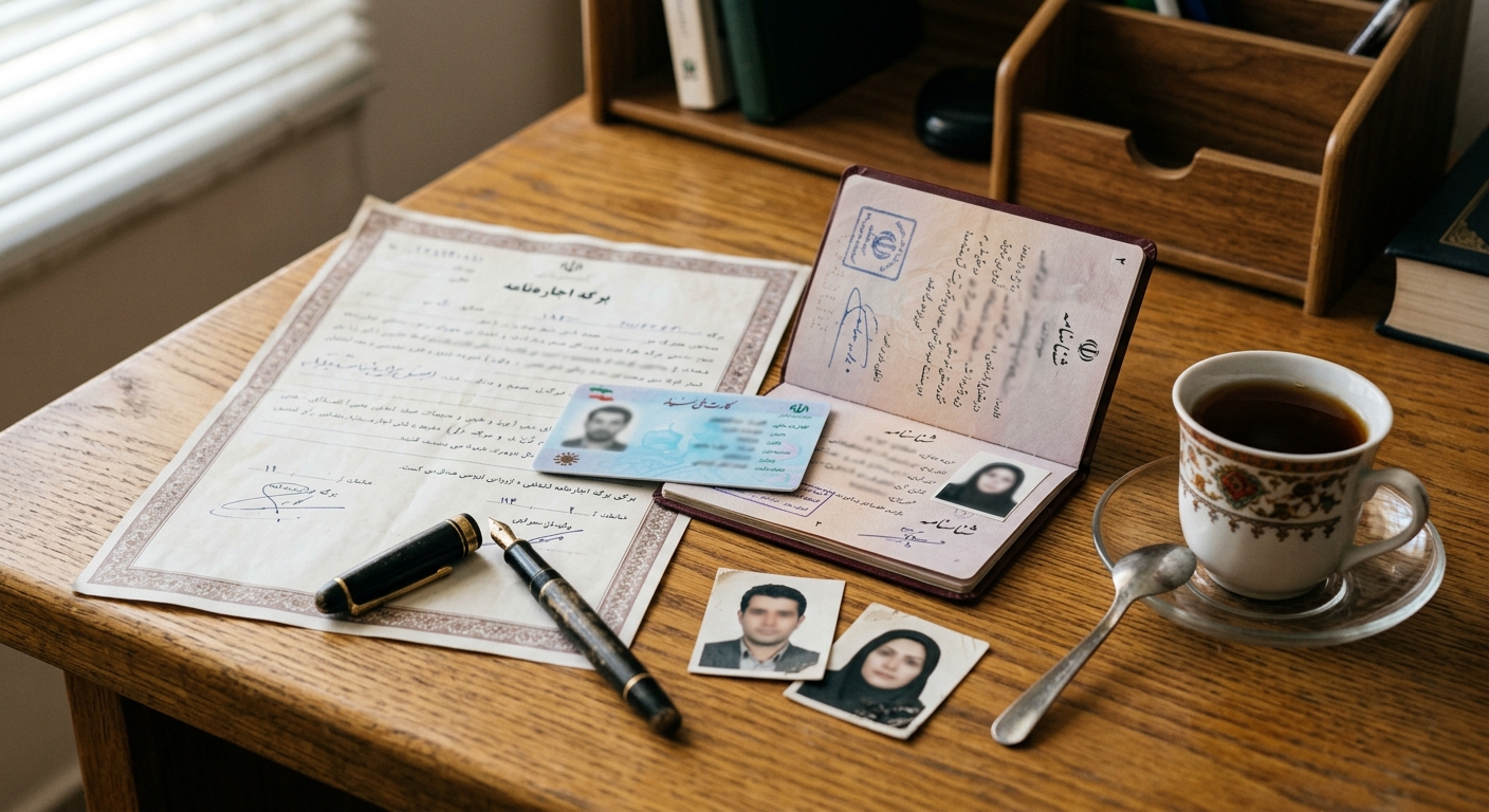 مدارک لازم برای ثبت نام جواز کسب اینترنتی روی میز کار