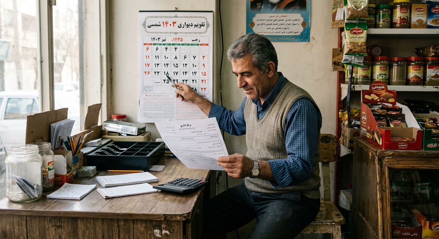 بررسی تاریخ اعتبار و تمدید پروانه کسب توسط کسبه