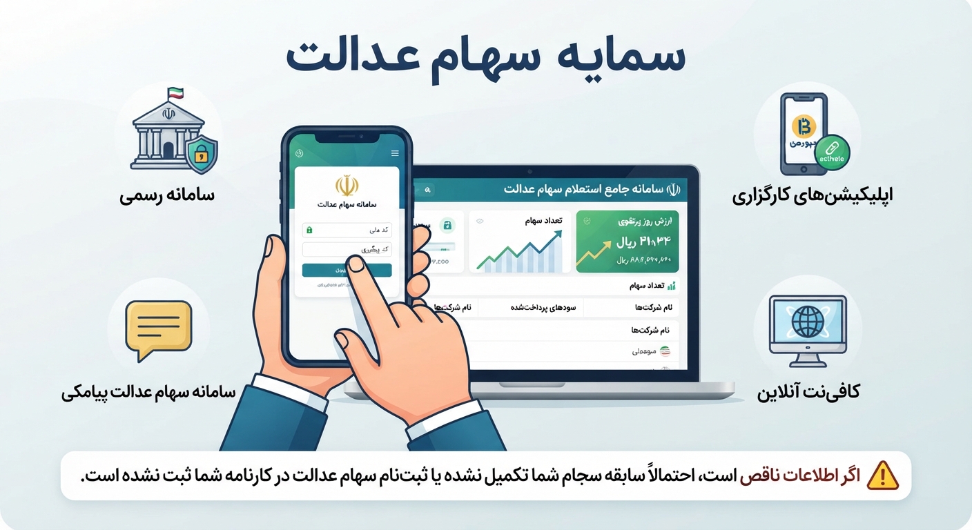 استعلام سهام عدالت