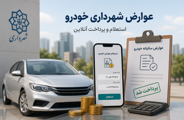 عوارض شهرداری خودرو چیست؟ راهنمای استعلام و پرداخت عوارض خودرو