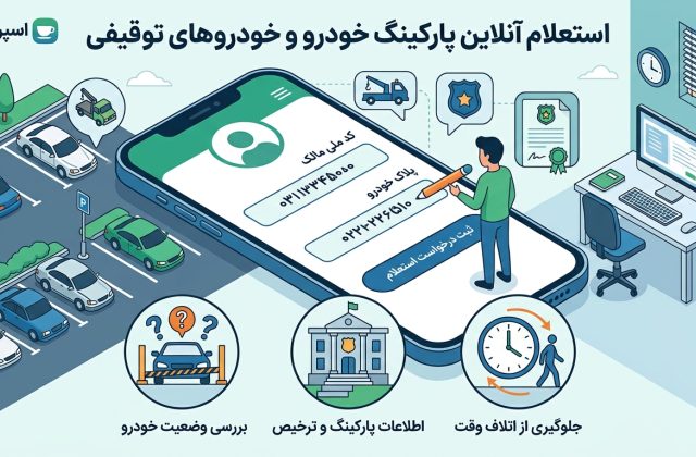 استعلام پارکینگ خودرو؛ بررسی خودرو توقیفی و پارکینگ دولتی