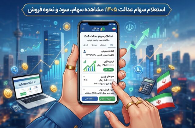 استعلام سهام عدالت ۱۴۰۵ ؛ مشاهده سهام، سود و نحوه فروش